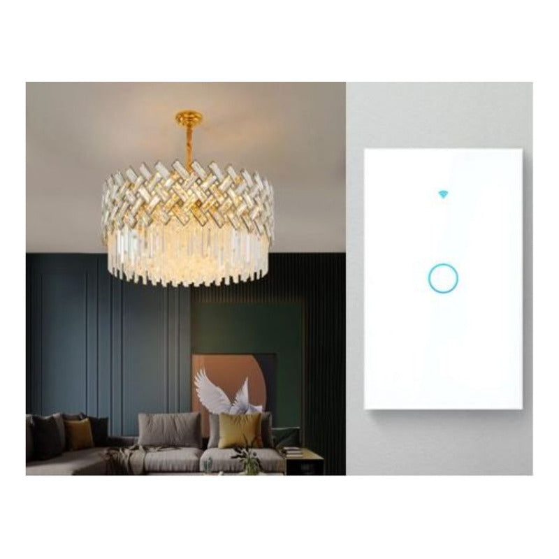 Interruptor Inteligente Wifi De Pared App Tuya Google Alexa