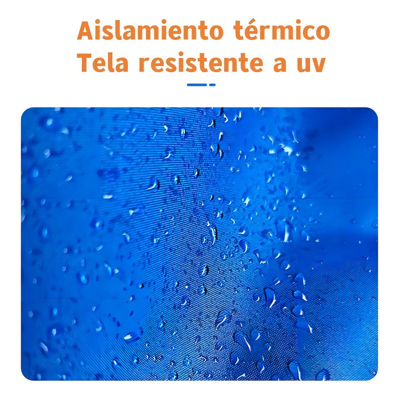 Lona Carpa Repuesto Toldo Plegable 3x3 Mts Techo Color Azul
