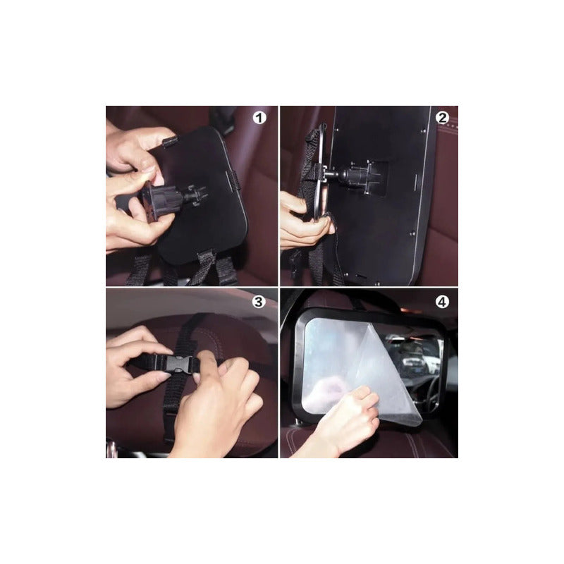 Espejo Retrovisor De Auto Para Seguridad De Niños