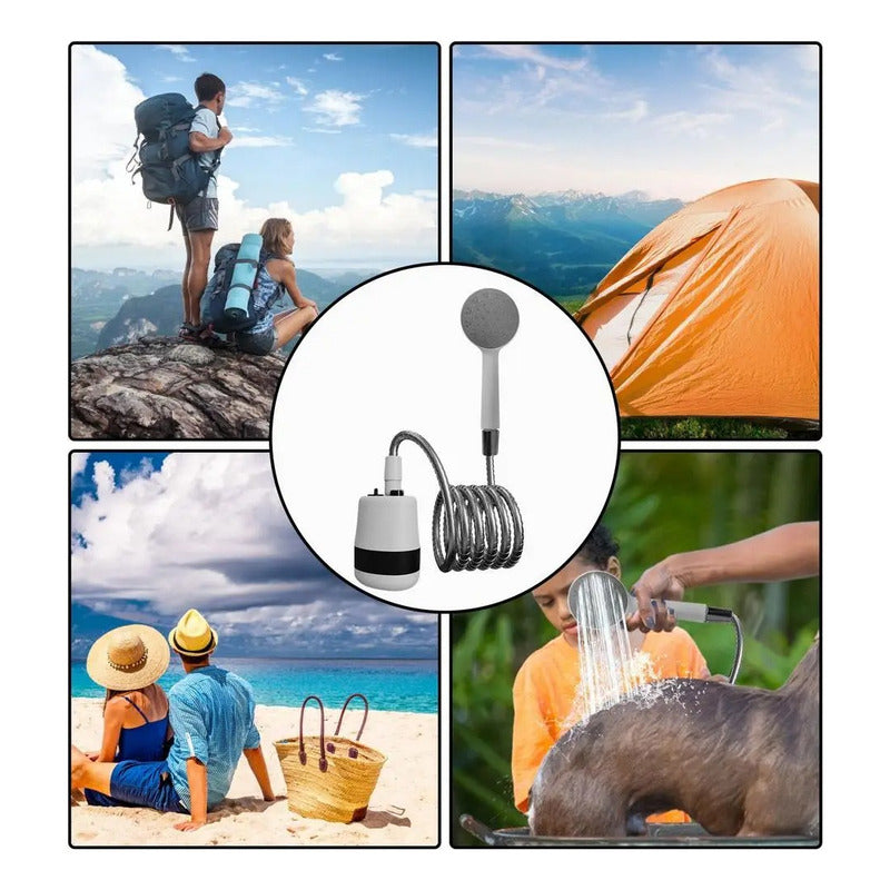 Ducha Portátil Electrica Camping Regadera Portatil Exterior