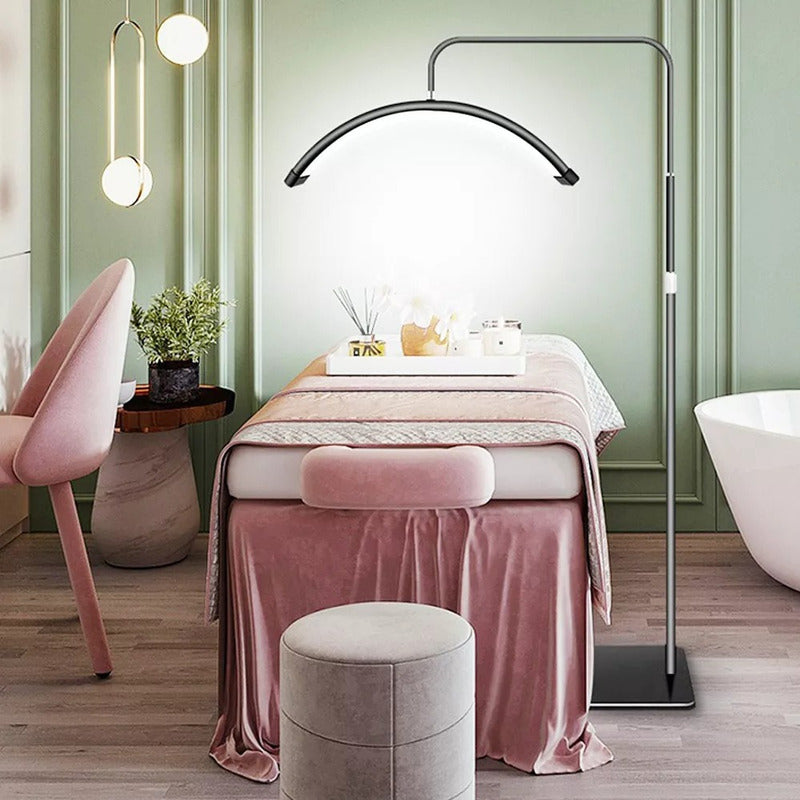 Lampara Led Lashista Manicure Led Media Luna Estetica
