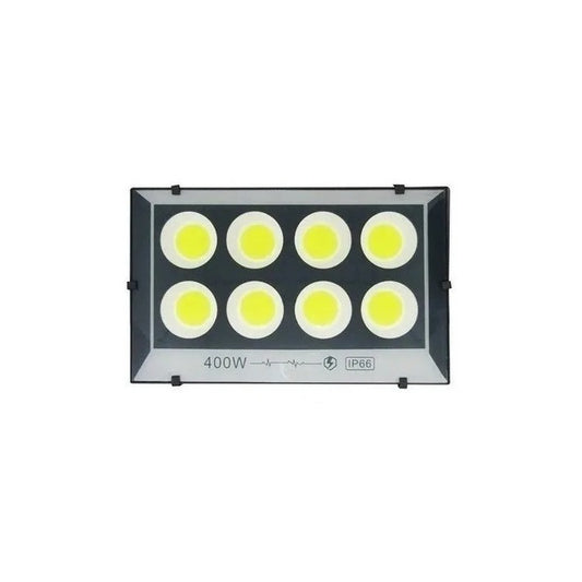 Foco 400w Resististe A La Lluvia Led Blanco Frio Con Soporte