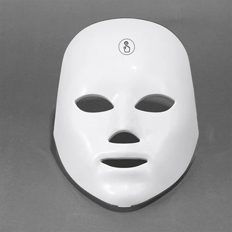 Máscara De Terapia De Luz Facial Led 7 Colores Fototerapia