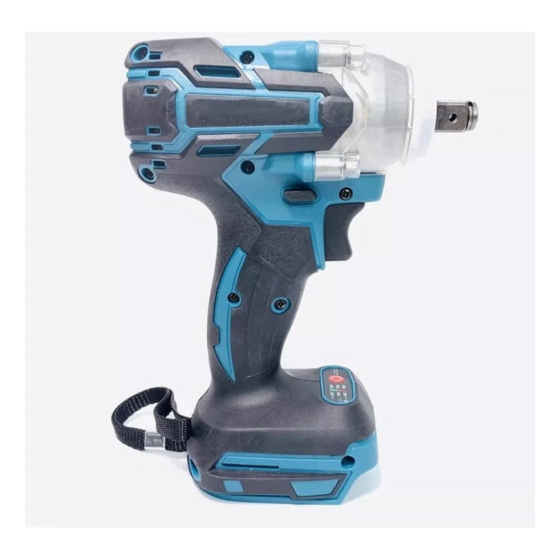 Llave Impacto Inalambrico 2 Baterias Brocas Desatornillador Azul Acero 50 60hz