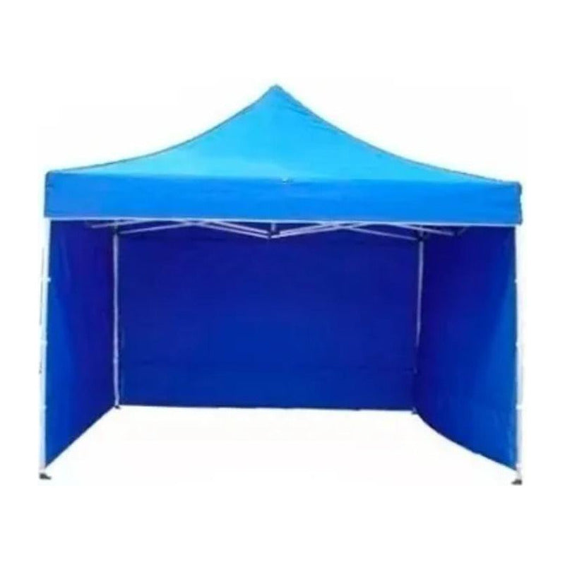 Funda Pared Lateral Para Toldo 3x3 Azul 3 Paredes