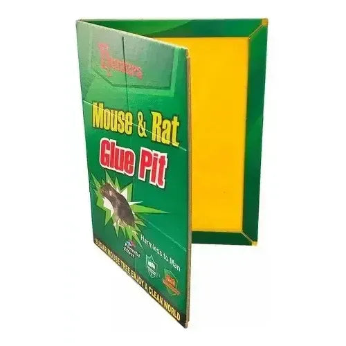 Trampa Para Ratones Pegajosa Adhesiva Pack X10 Atrapa Ratón Insectos Cucarachas Control De Plagas Pegamento Extra Fuerte Desechable Sin Veneno Uso Hogar Bodega Cocina Negocio Fácil Aplicación Facil
