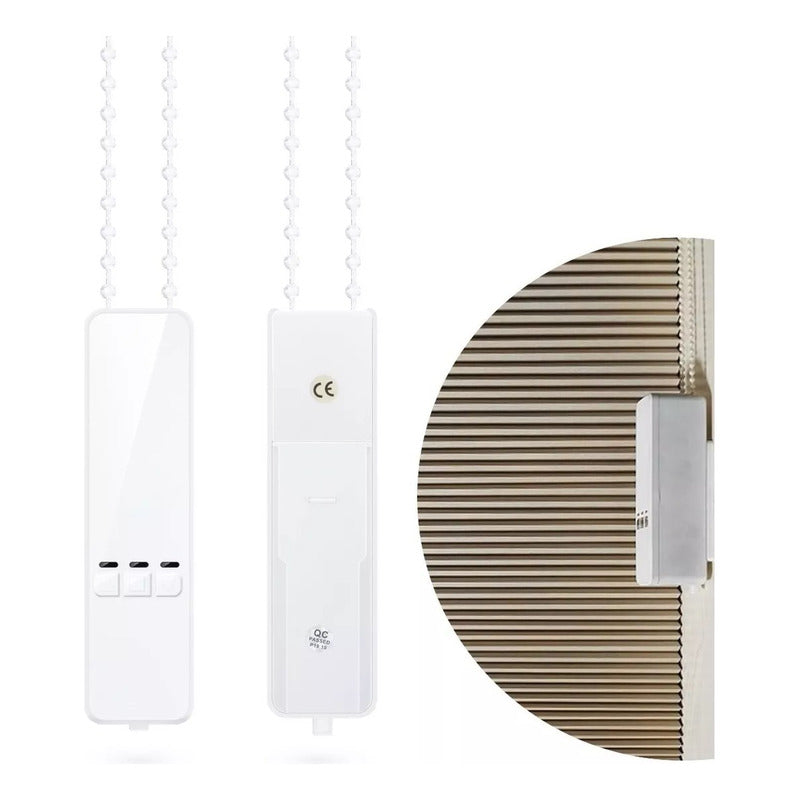 Motor Inteligente Wifi Para Cortinas Roller Control Remoto Blanco