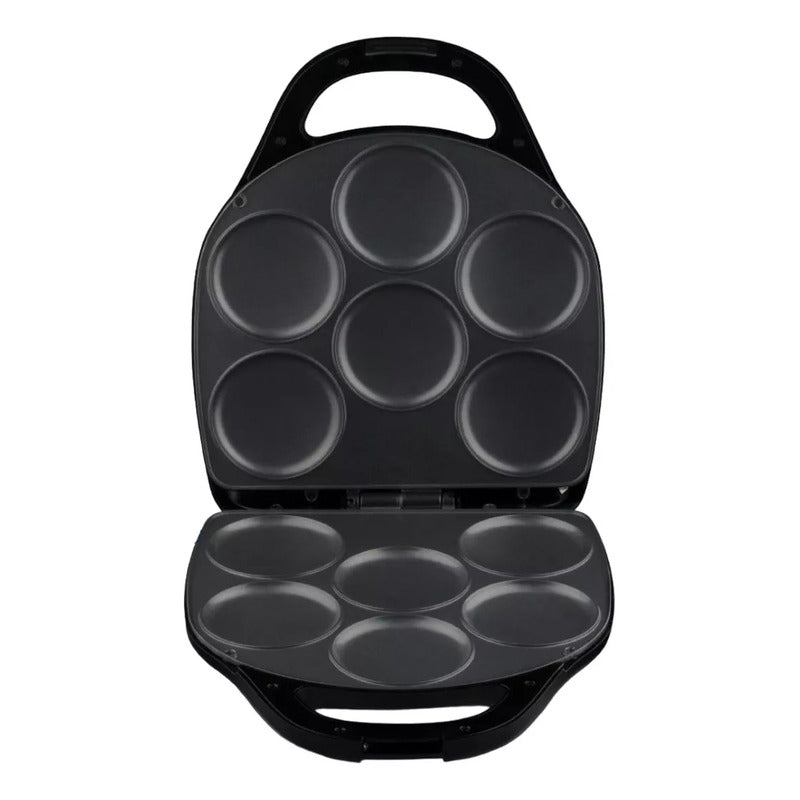 Máquina Para Mini Panqueques Arepas Muffins Huevos Pasteles Negro