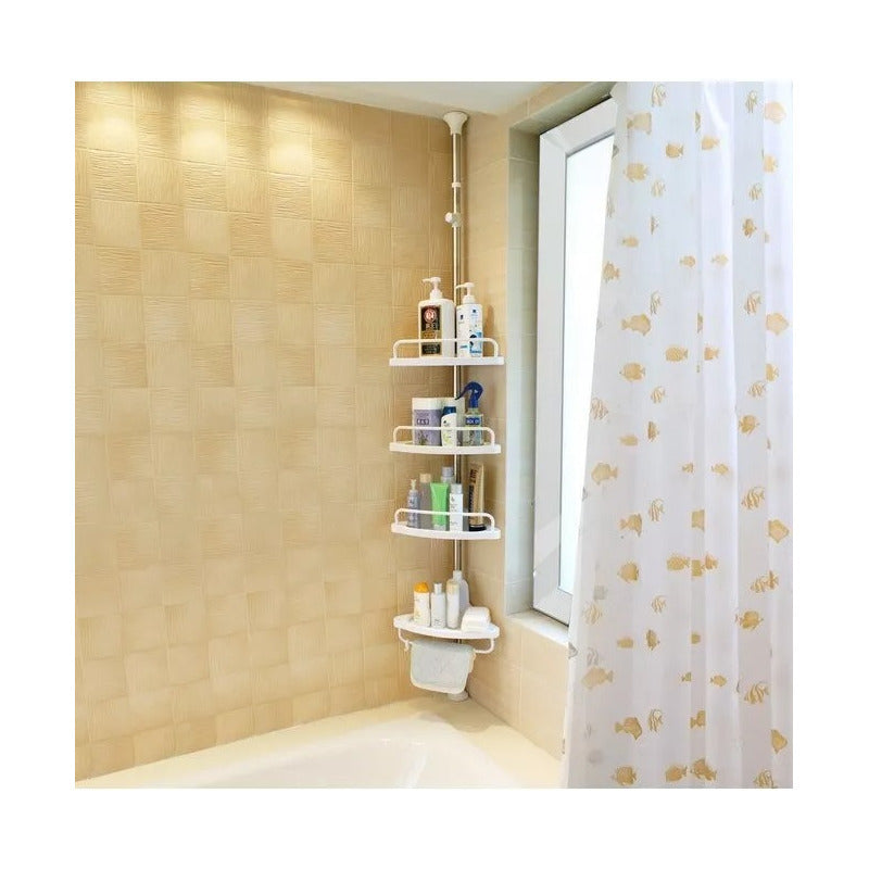 Esquinero De Baño Ducha Altura Regulable Envio Gratis Crema