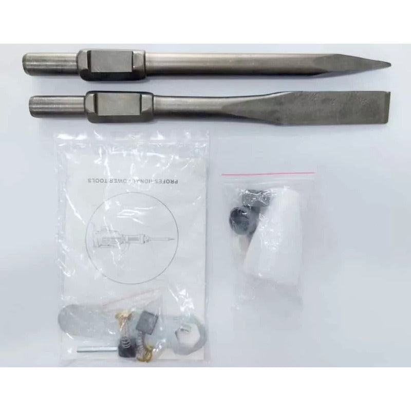 Martillo Demoledor Electrico Cincel 17.5 Kg Cango Con Maleta