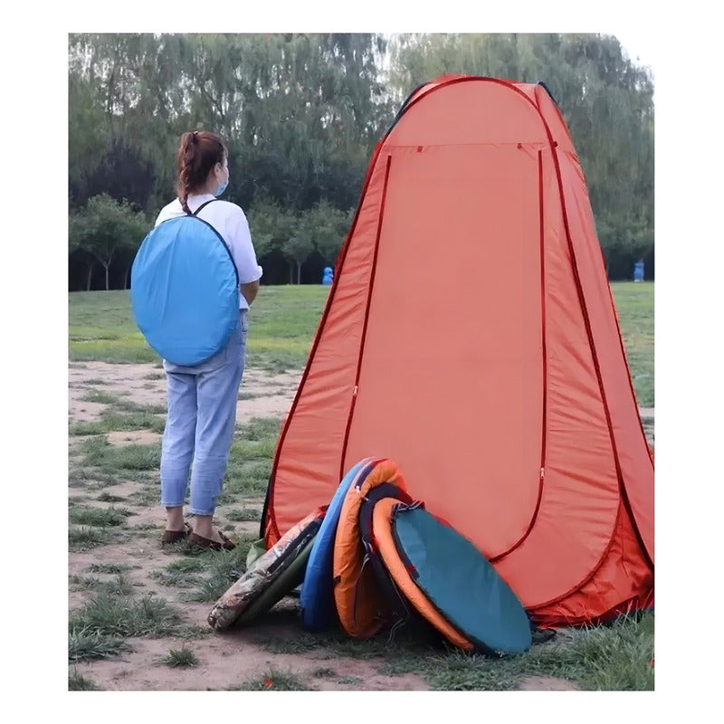 Carpa Baño Camping Vestidor Portatil + Ducha Camping Portati