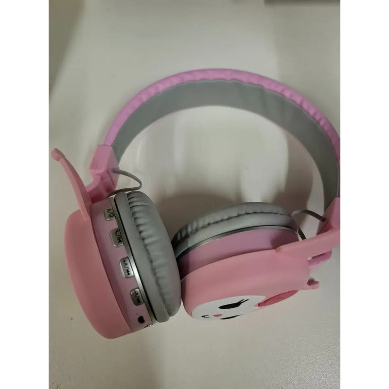 Audífonos Diadema Diferentes Personajes Bluetooth Ajustables Color Kuromi Negro