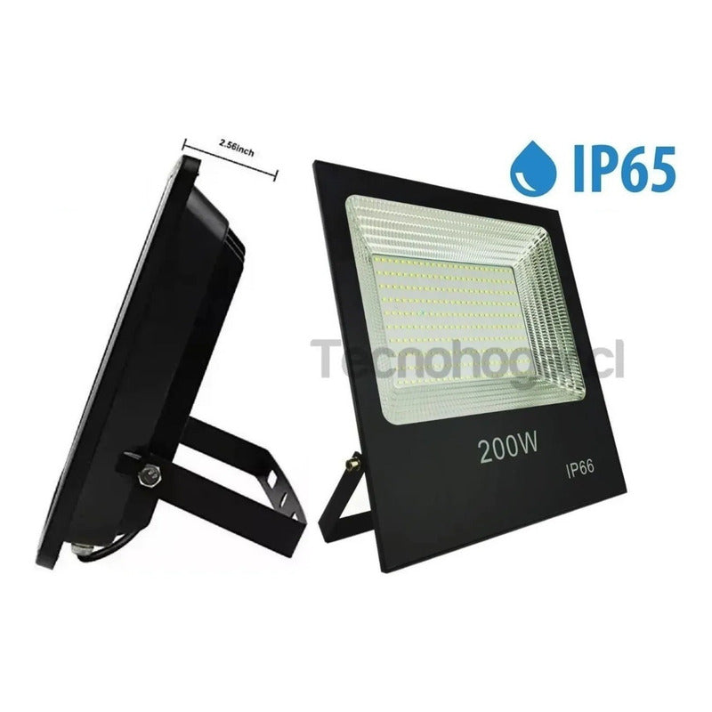 Foco 300w Proyector Led Plano Exterior Estadio Ip66 Fria