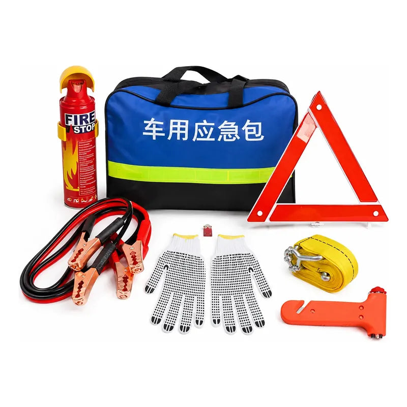 Kit De Emergencia De Seguridad Para Auto Extintor Accesorios