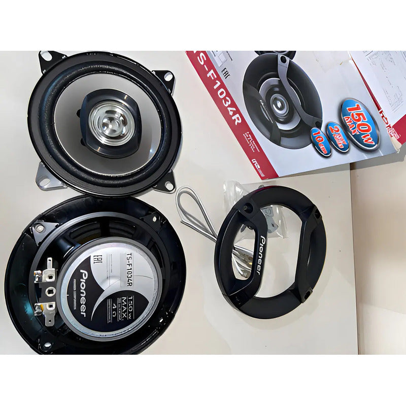 Parlantes De Auto Pioneer Ts-f1034r 150w 4x4 20w Rms Color Negro