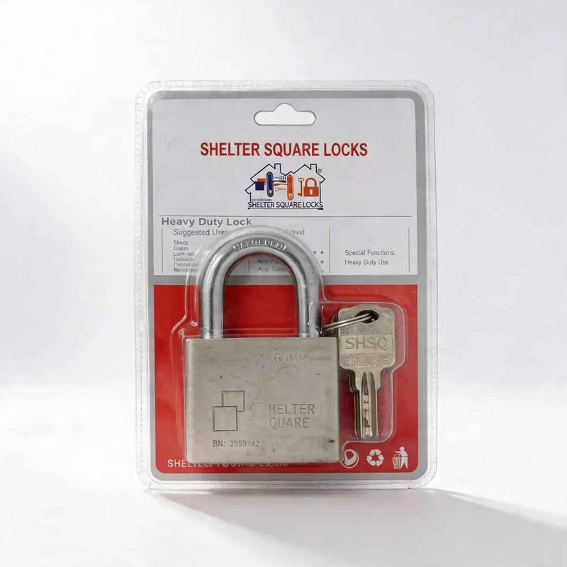 Candado De Seguridad 60mm Alta Resistencia Con 3 Llaves Unidad