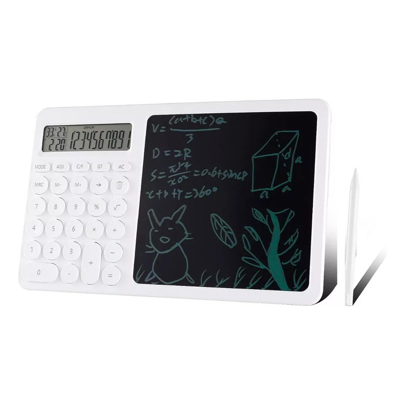 Calculadora Con Pizarra De Notas 28 Teclas Lcd Tactil Lapiz