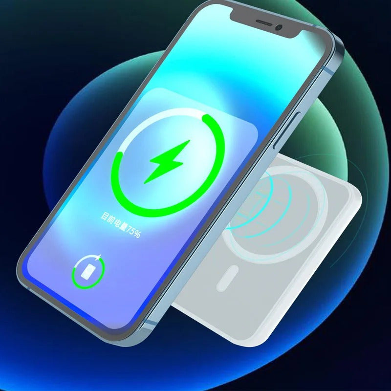 Power Bank Magnetico Portátil Cargador Inalambrico