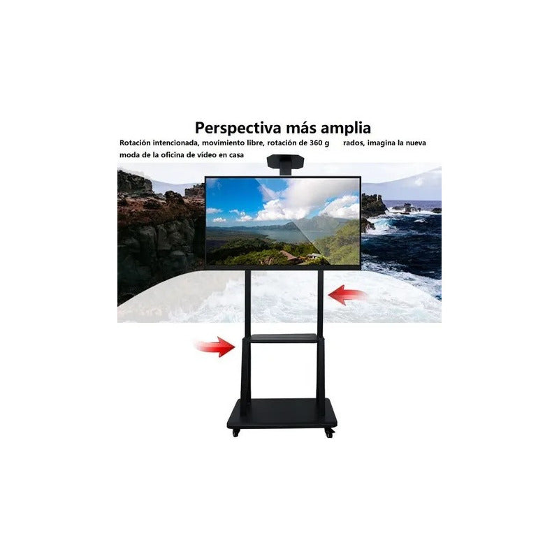 Soporte De Tv Con Ruedas 32 A 70 Pedestal Soporte Móvil