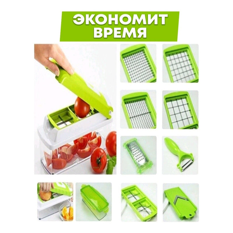 Picador Cortador Rallador Multiuso De Verduras Frutas