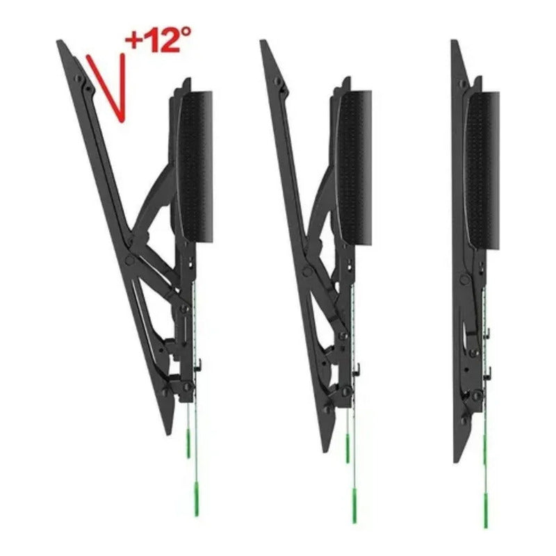 Soporte De Tv 32 A 65 Pulgadas Inclinable - Fijo Para Pared Negro