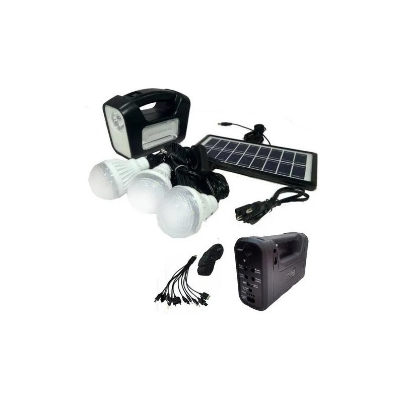Kit Solar Emergencia Camping Usb Ampolletas 36hrs Envio Grat