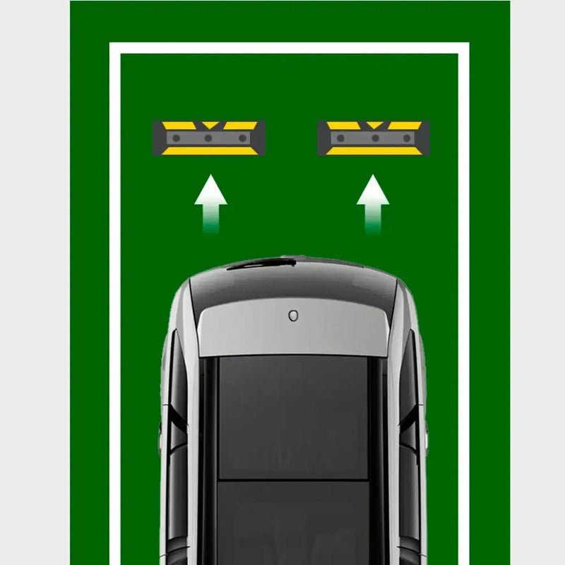 Pack X5 Tope De Estacionamiento Negro Amarillo Parking Negro