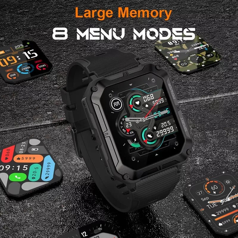 Smart Watch Reloj Inteligente Exterior Bt Llamadas Monitoreo