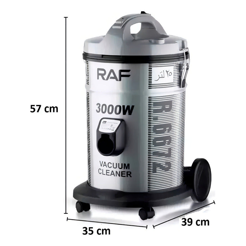 Aspiradora 25 Litros 3000w Color Gris Oscuro