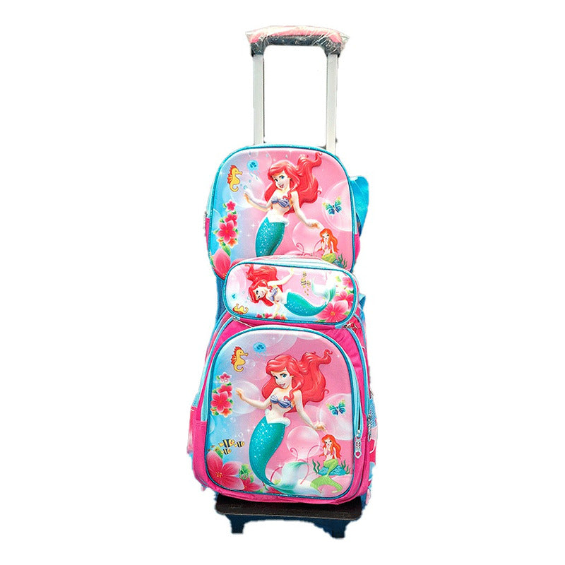 Mochila Bolso 3 En 1 Lonchera Y Cartuchera Niño/niña