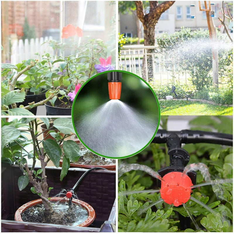 Kit De Riego Para Jardin Sistema Automático De Goteo