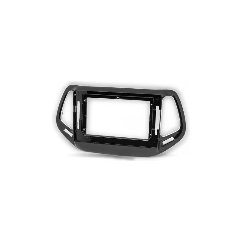 Bisel Adaptador Radio Android 10 Pulgadas Jeep Compass +2017 Negro