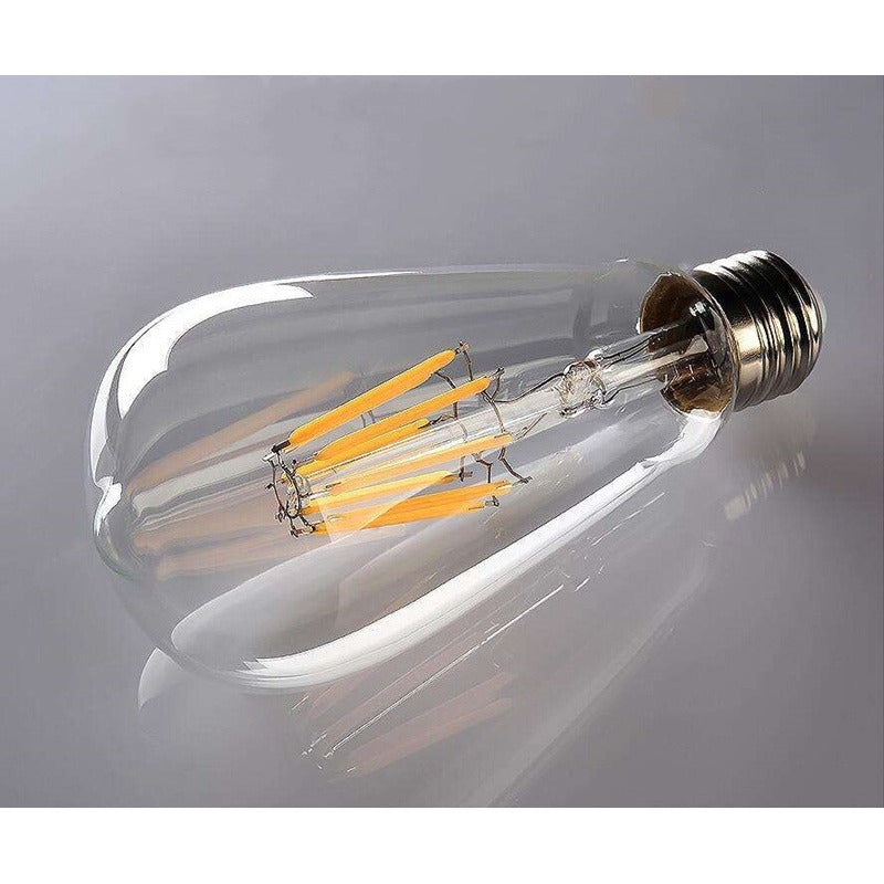 Pack X10 Ampolleta Led Vintage Filamento Cálida Ahorradora