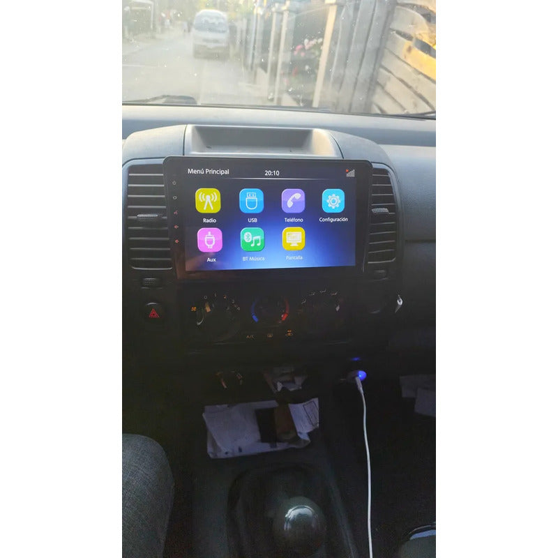 Bisel Adaptador Radio 9pul Nissan Navara 2006-2012 Negro