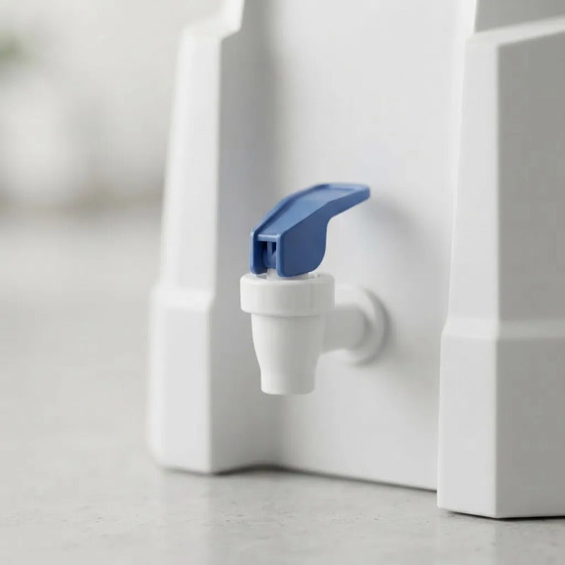 Dispensador Sobre Mesa Plastico Para Agua Bidon Botellon Blanco