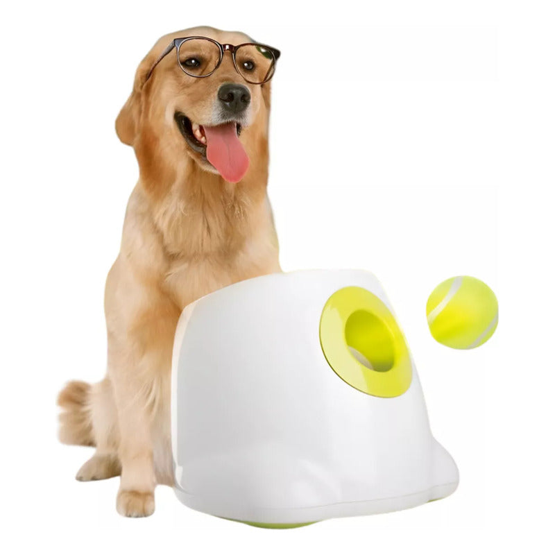 Lanzador Pelotas Tenis Juguete Perros Máquina Lanzamiento