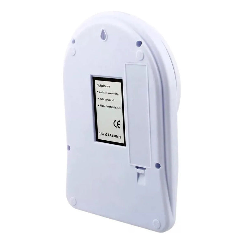 Peso De Cocina Gramera 7kg Baterías Incluidas Envio Gratis Blanco 8 G