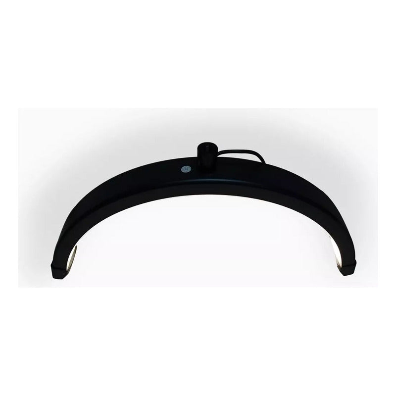 Lámpara Led Gancho De Mesa Para Lashista Manicurista Negro C 43 Cm 4.5 Cm
