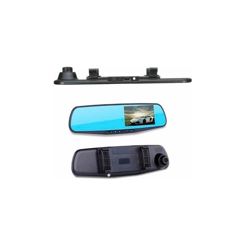Espejo Retrovisor Con Cámara Retroceso Y Frontal Hd