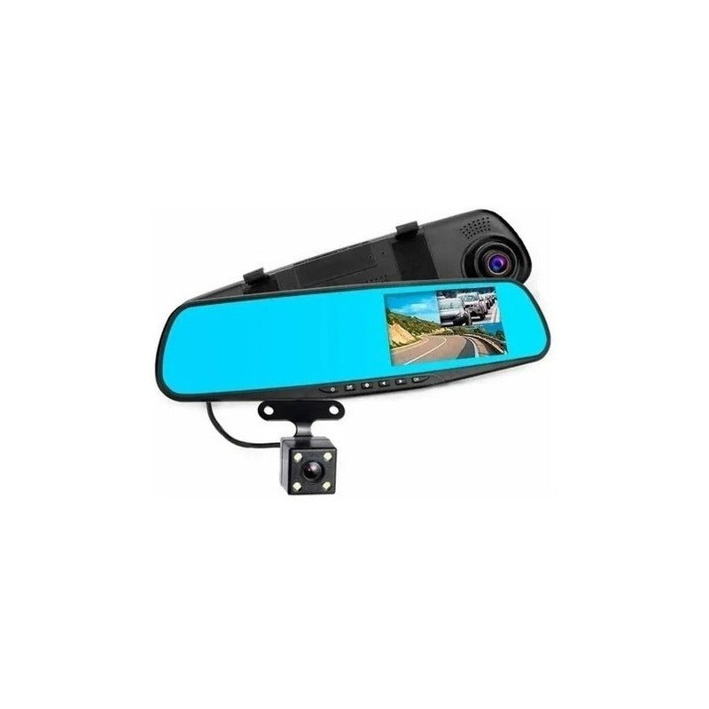 Espejo Retrovisor Con Camara Frontal Y Camara Retroceso Hd
