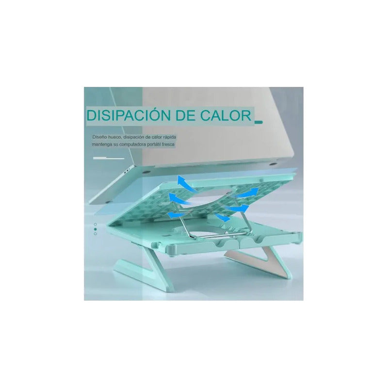 Elevador Notebook Alzador Notebook Plegable Laptop Stand Agua