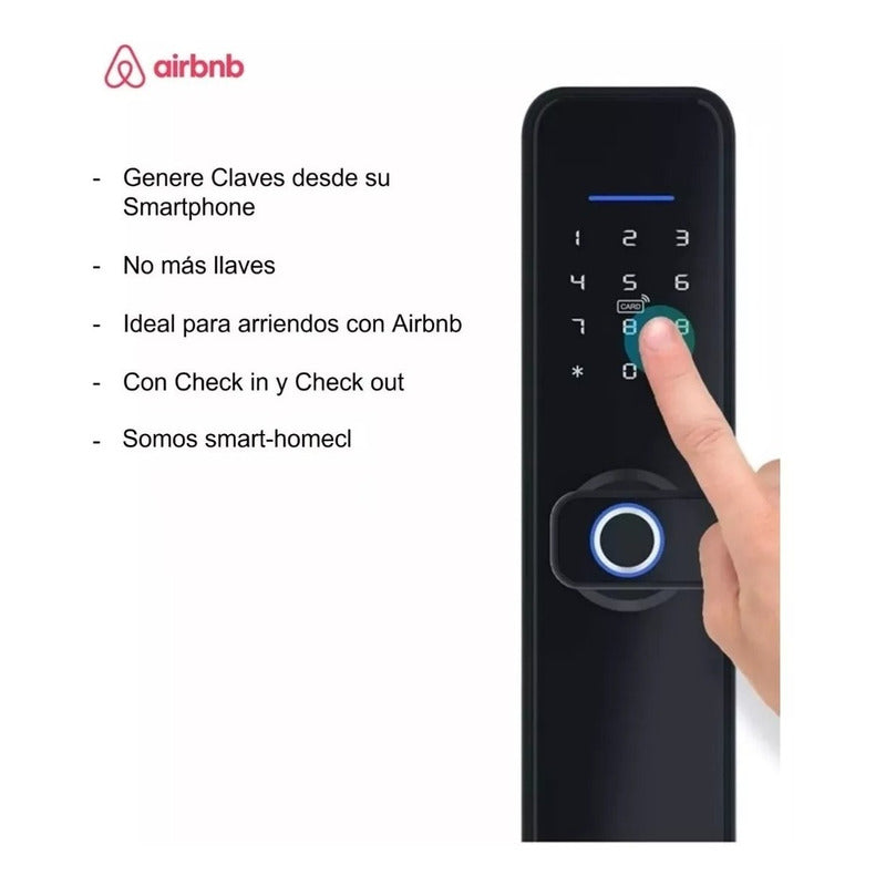 Cerradura Inteligente Digital Huella Empotrable Izq/der