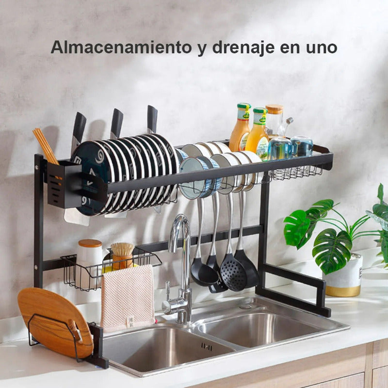 Organizador Premium Secador Platos Xl Rack Escurridor 85cm