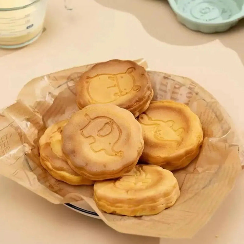 Sartén Para Mini Panqueques Y Huevos 4 Porciones Animalitos