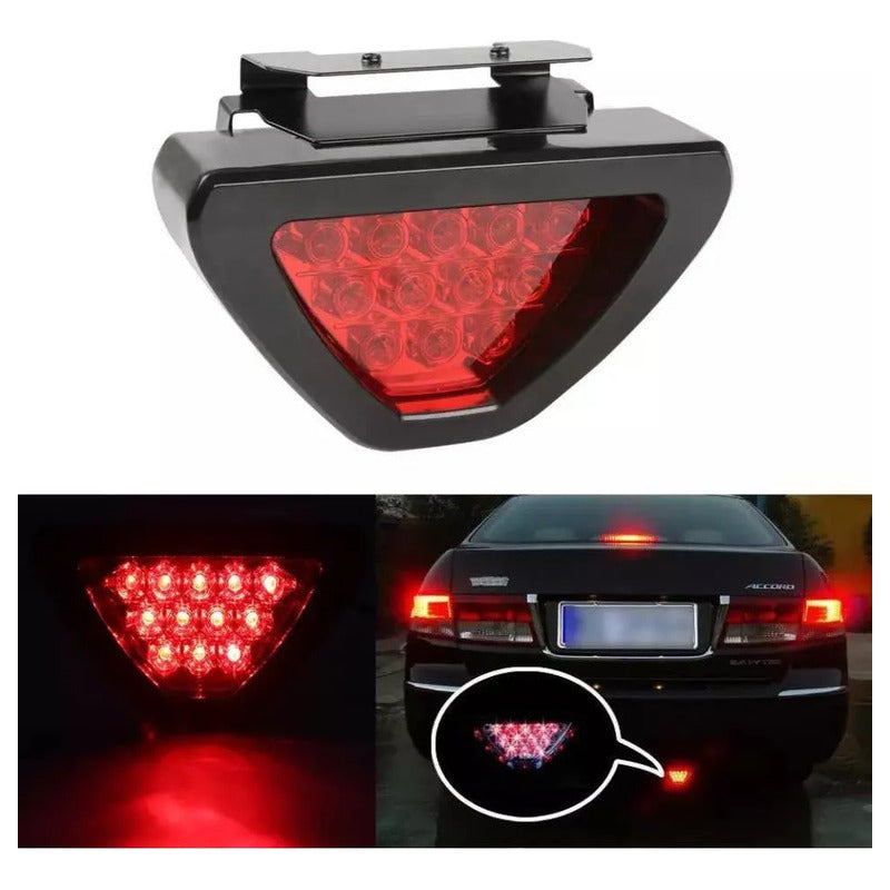 Foco Trasero Rojo Para Motos, Bici, Autos Luz De Freno Auxil