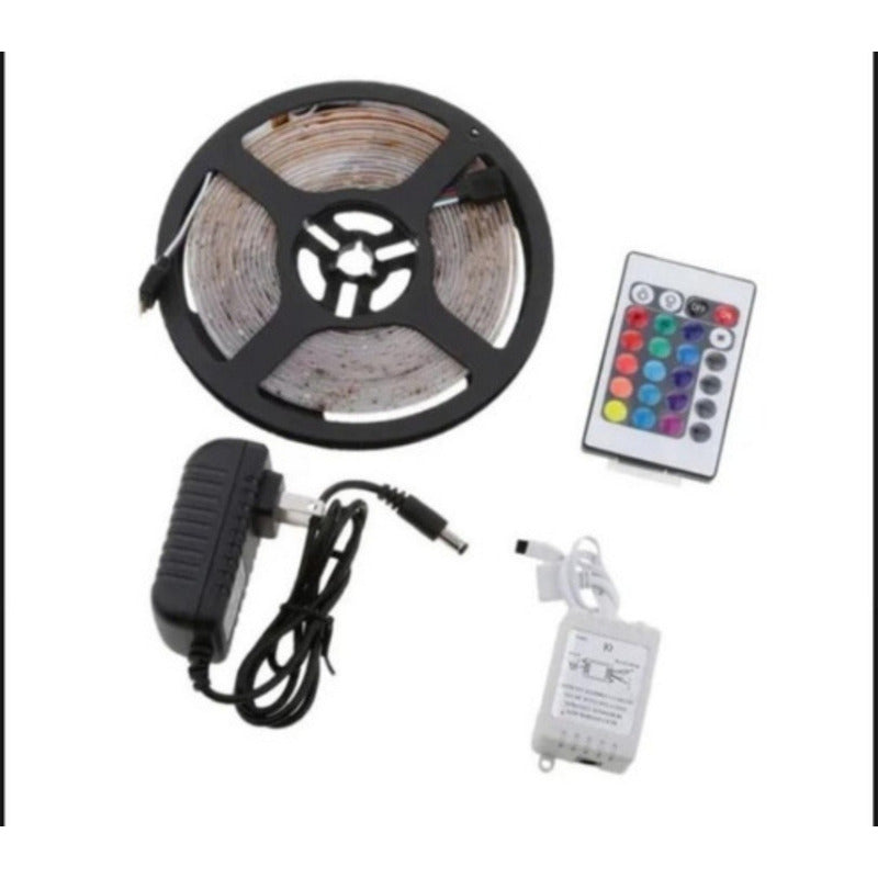 Cinta Led De Colores, Con Control 5 Metros