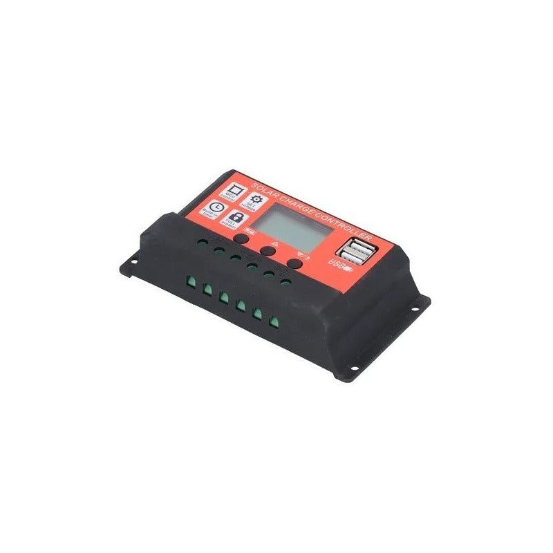 Regulador De Controlador De Carga Solar 20a 12v/24v Pwm Lcd