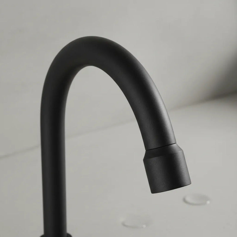 Llave Monomando Lavaplatos Agua Fría Torneira Baño Lavadero Negro Mate