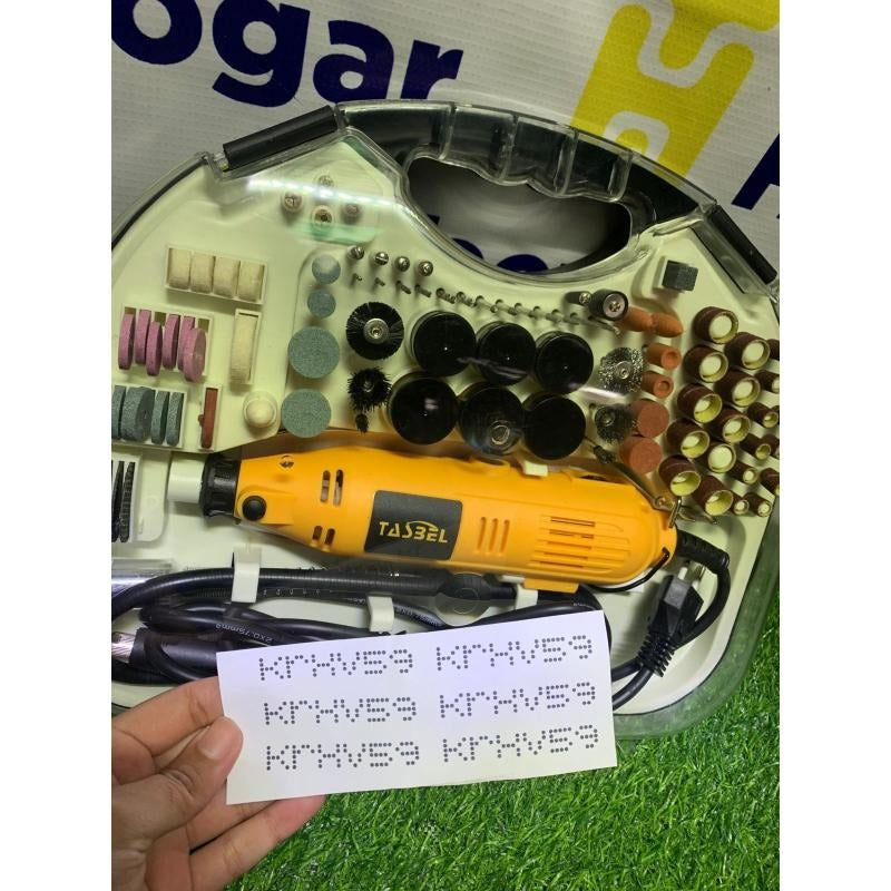 Kit Minitorno Dremel Taladro Con Plantilla Grabado Patente