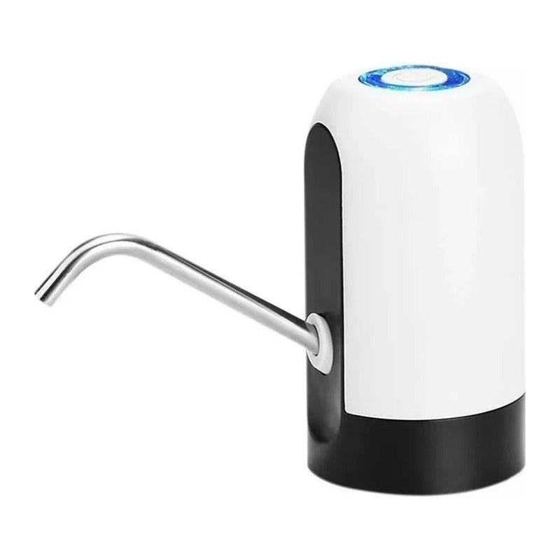 Dispensador De Pack X2 Agua Electrinico Recargable Usb Negro